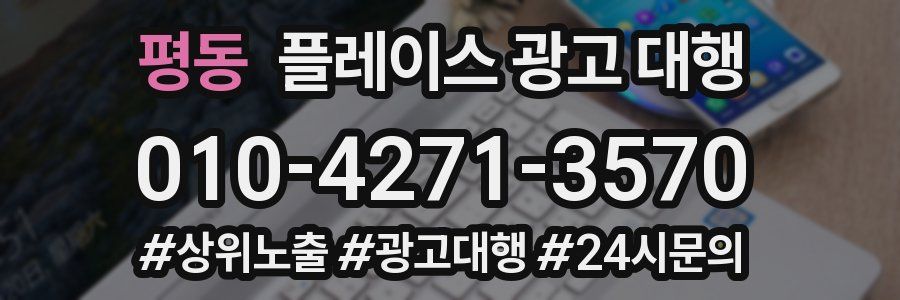 평동 플레이스 광고 대행