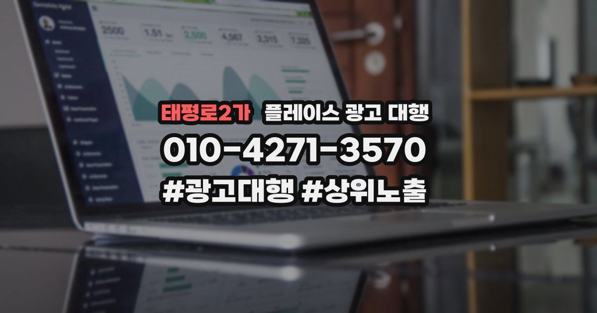 태평로2가 플레이스 광고 대행