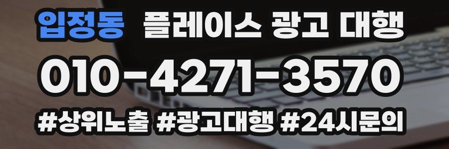 입정동 플레이스 광고 대행