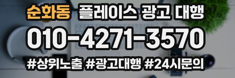순화동 플레이스 광고 대행