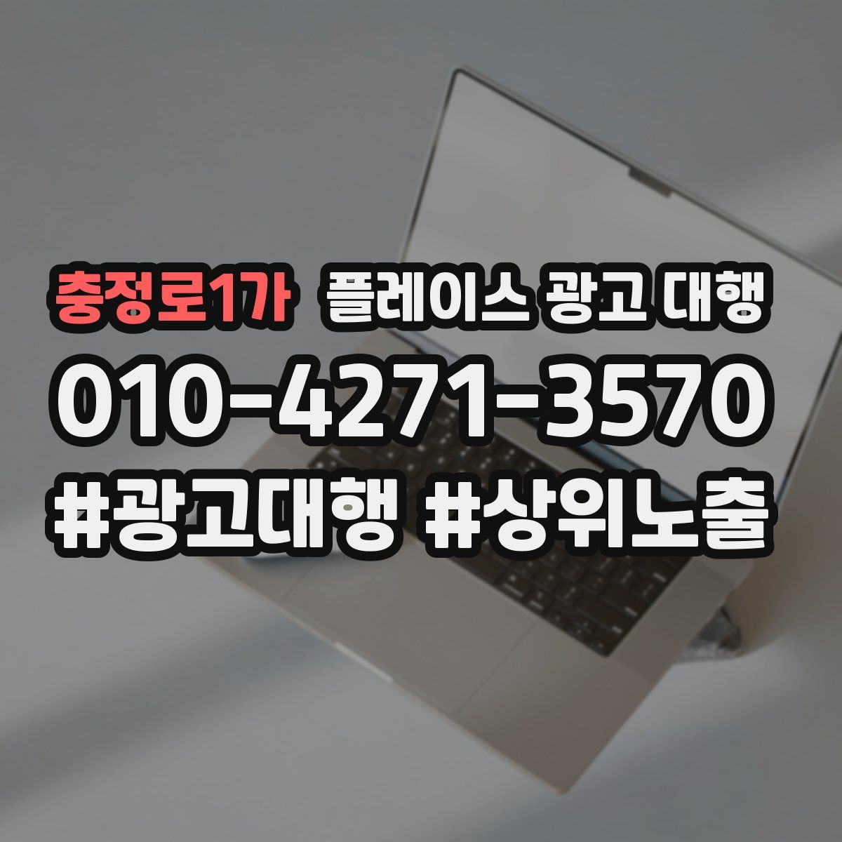 충정로1가 플레이스 광고 대행
