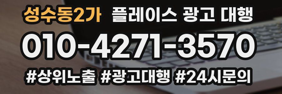 성수동2가 플레이스 광고 대행