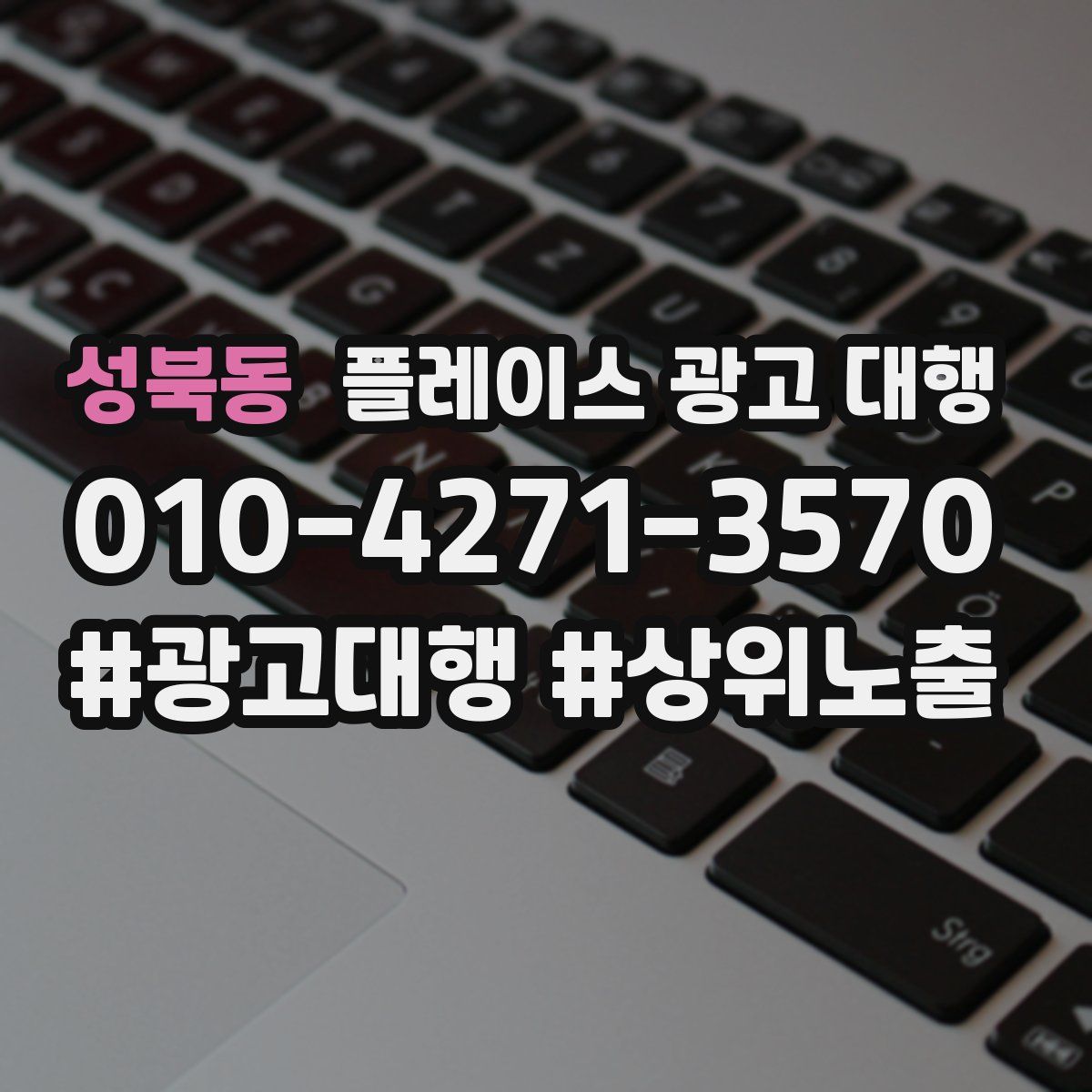 성북동 플레이스 광고 대행