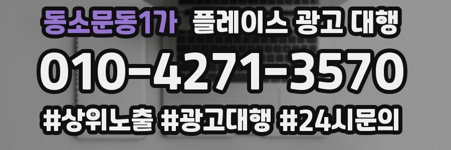 동소문동1가 플레이스 광고 대행