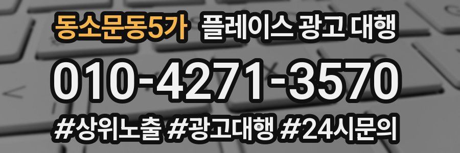 동소문동5가 플레이스 광고 대행