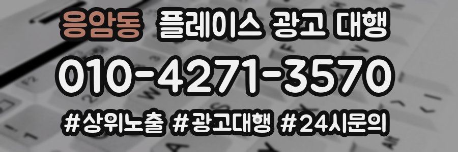응암동 플레이스 광고 대행