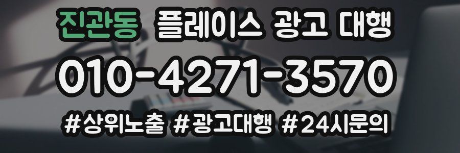 진관동 플레이스 광고 대행
