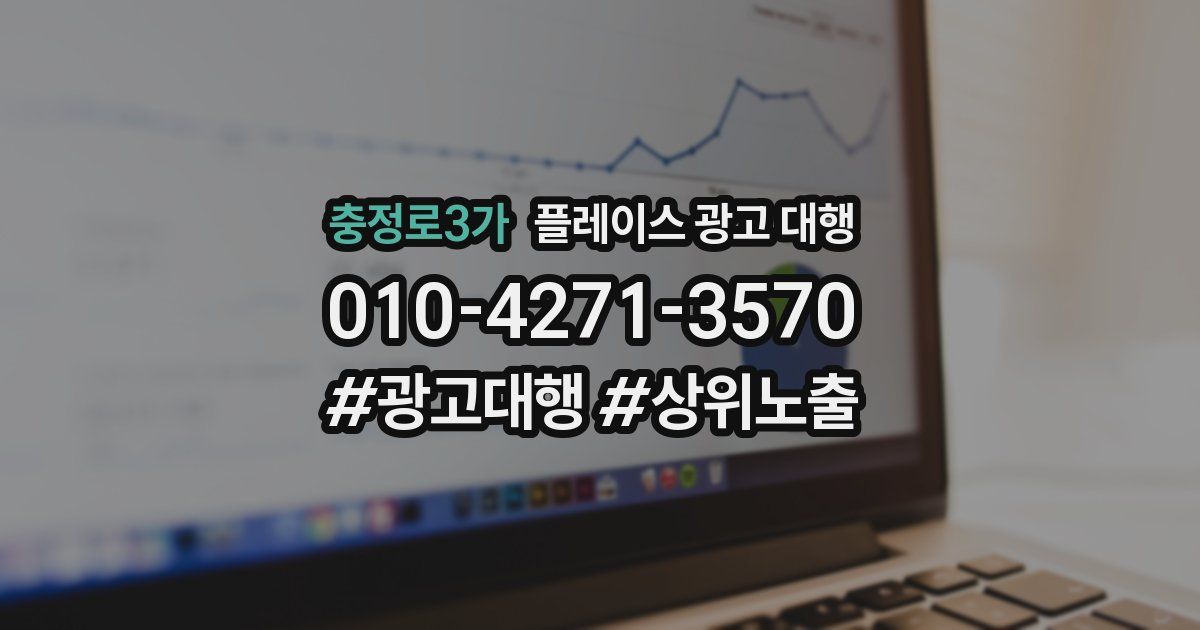 충정로3가 플레이스 광고 대행