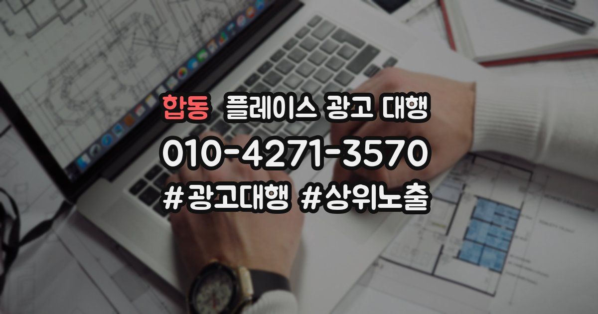 합동 플레이스 광고 대행