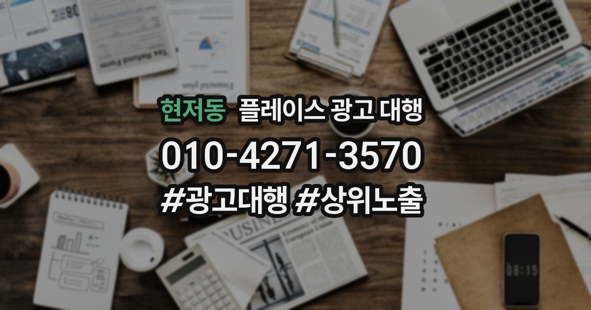 현저동 플레이스 광고 대행