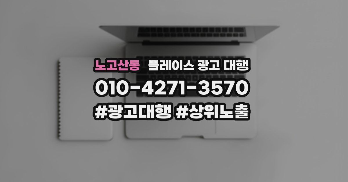 노고산동 플레이스 광고 대행