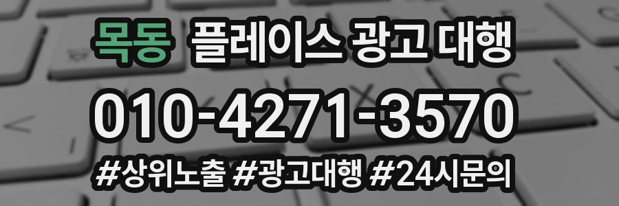 목동 플레이스 광고 대행