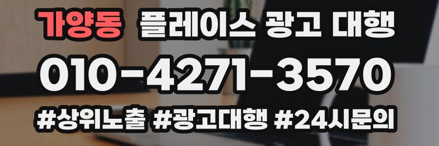 가양동 플레이스 광고 대행