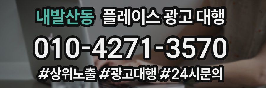 내발산동 플레이스 광고 대행