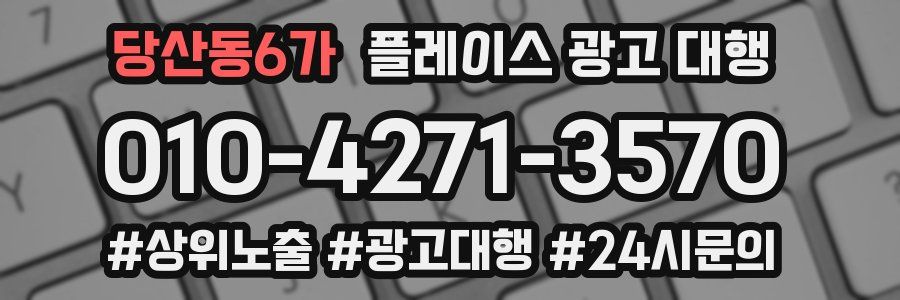 당산동6가 플레이스 광고 대행
