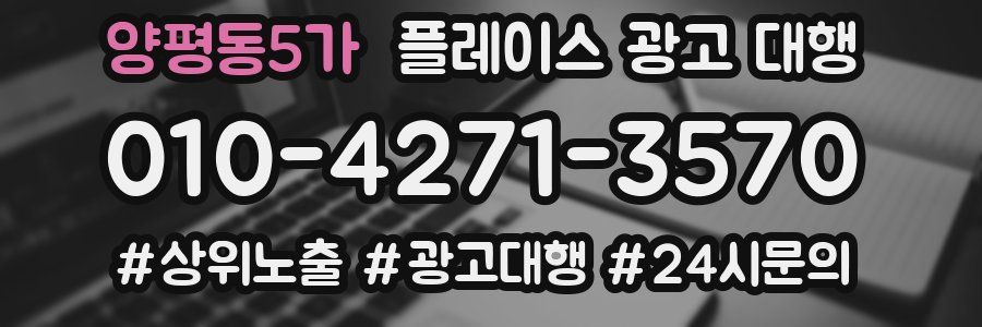 양평동5가 플레이스 광고 대행
