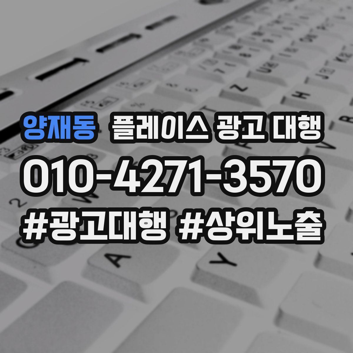 양재동 플레이스 광고 대행