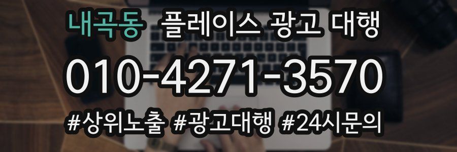 내곡동 플레이스 광고 대행
