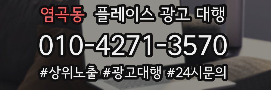 염곡동 플레이스 광고 대행