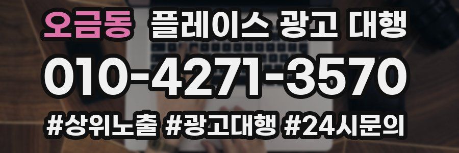 오금동 플레이스 광고 대행