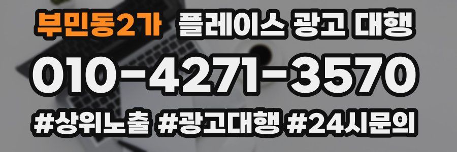 부민동2가 플레이스 광고 대행