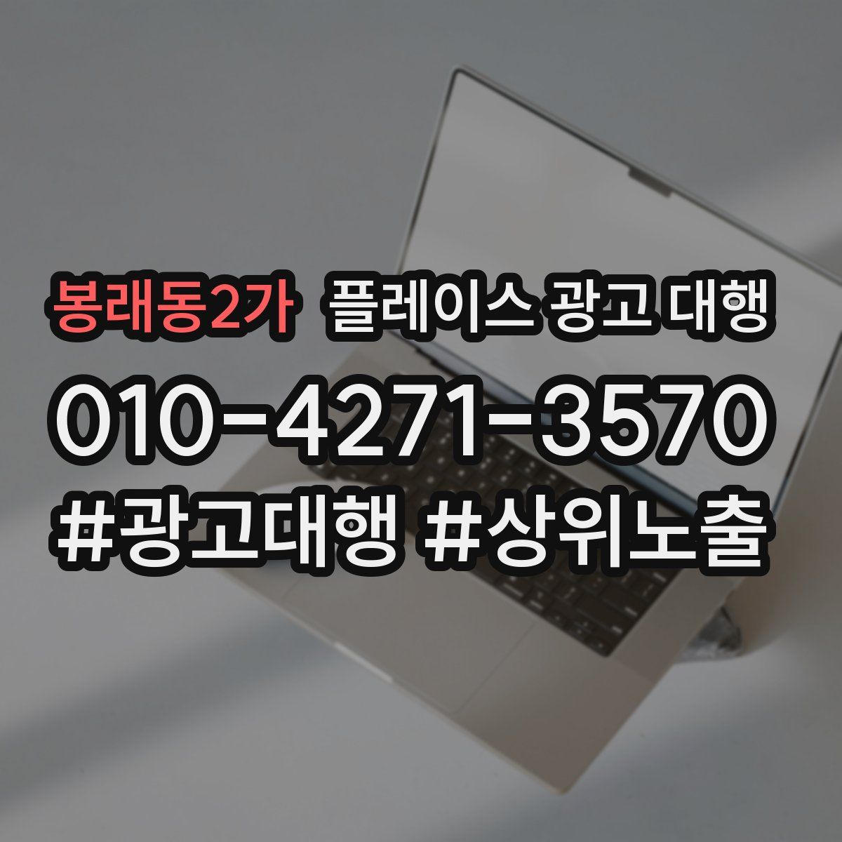 봉래동2가 플레이스 광고 대행