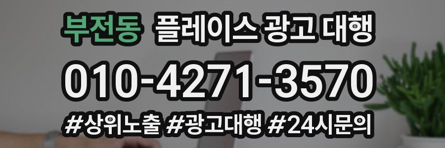 부전동 플레이스 광고 대행