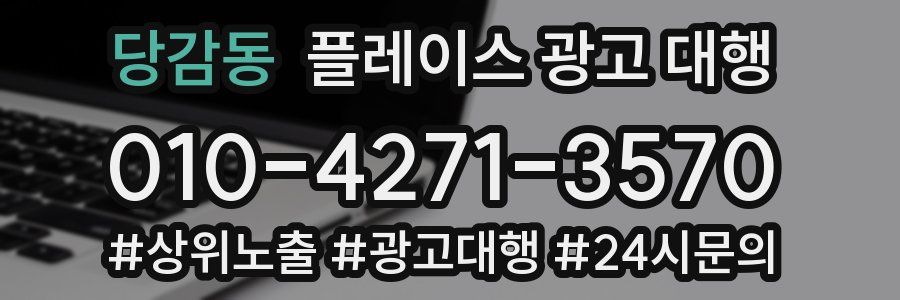 당감동 플레이스 광고 대행