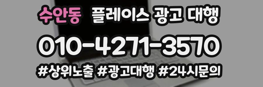 수안동 플레이스 광고 대행