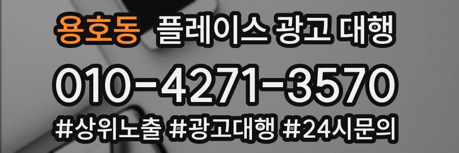 용호동 플레이스 광고 대행