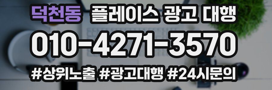 덕천동 플레이스 광고 대행
