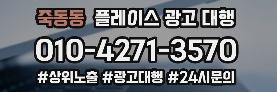 죽동동 플레이스 광고 대행