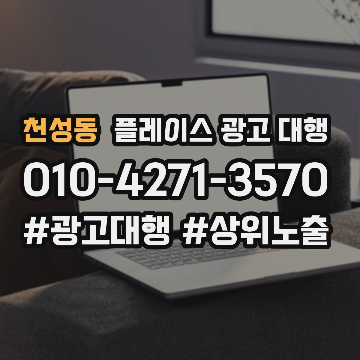 천성동 플레이스 광고 대행