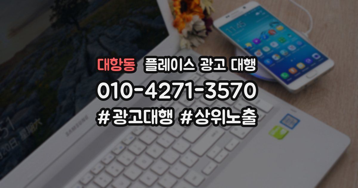 대항동 플레이스 광고 대행