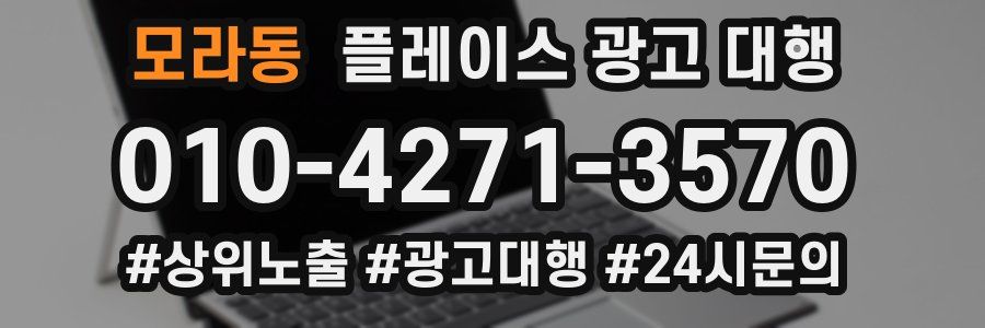 모라동 플레이스 광고 대행