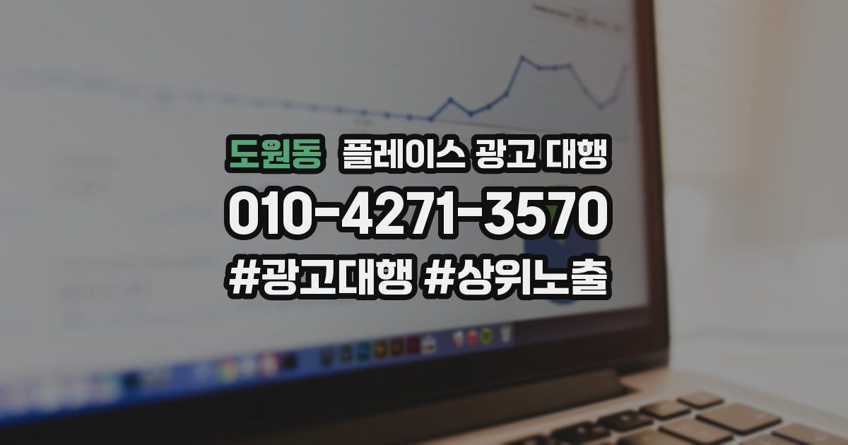 도원동 플레이스 광고 대행