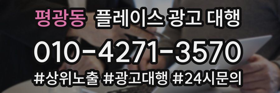 평광동 플레이스 광고 대행