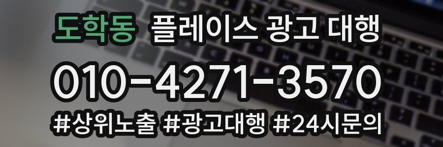 도학동 플레이스 광고 대행