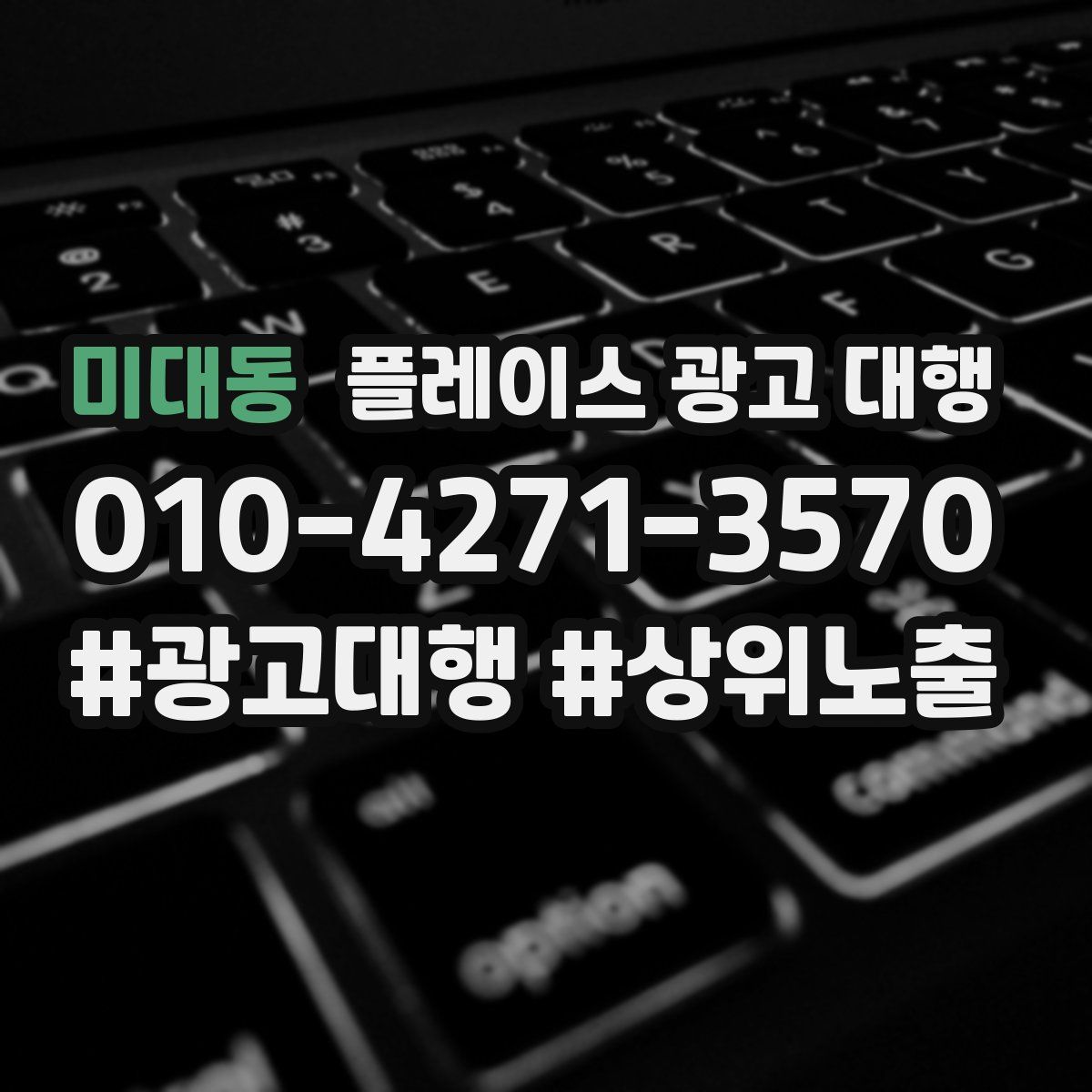 미대동 플레이스 광고 대행
