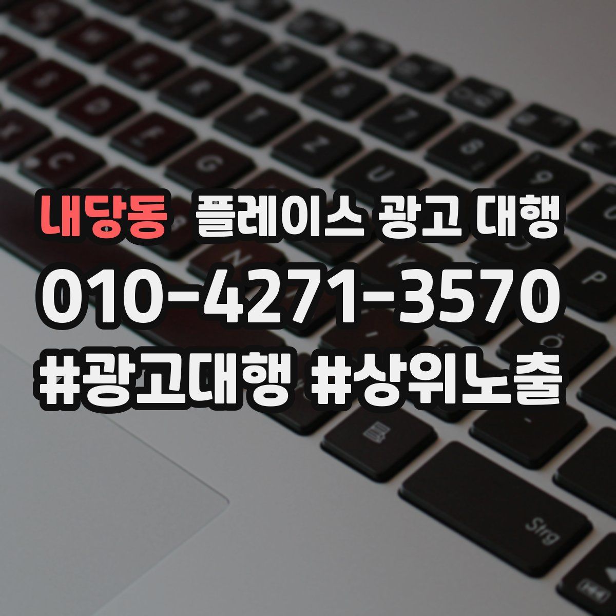 내당동 플레이스 광고 대행