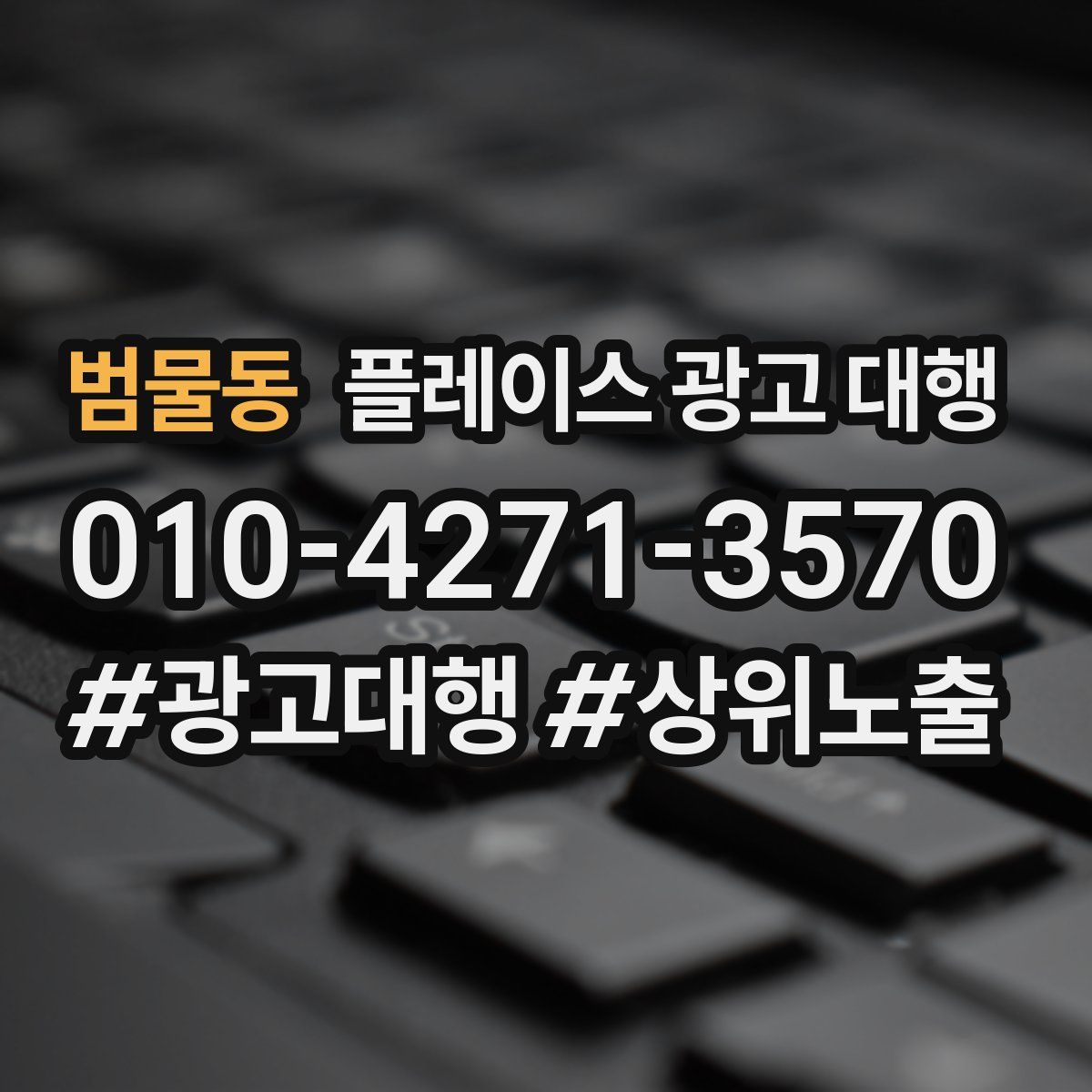 범물동 플레이스 광고 대행