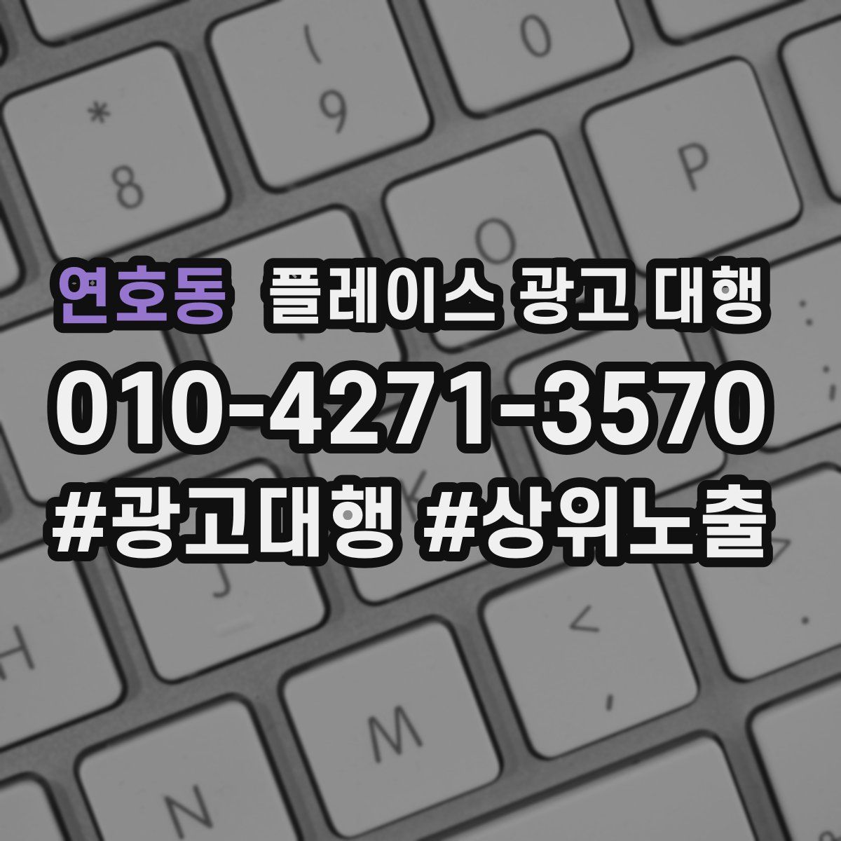 연호동 플레이스 광고 대행