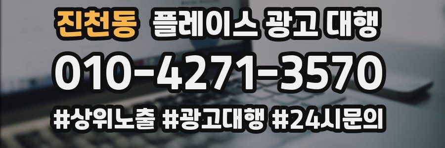 진천동 플레이스 광고 대행