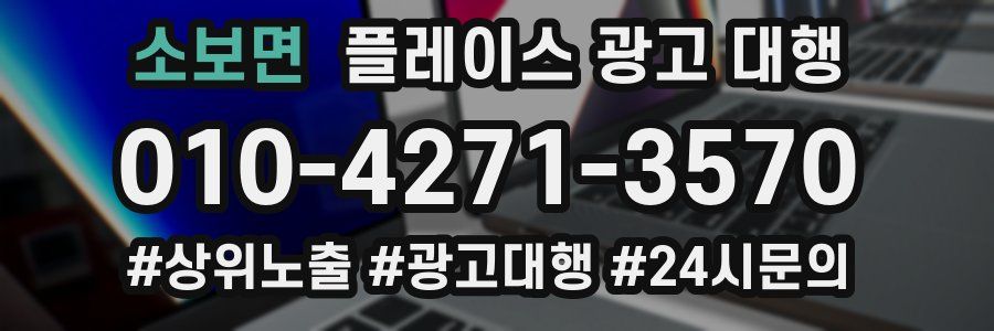 소보면 플레이스 광고 대행