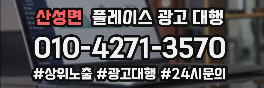 산성면 플레이스 광고 대행