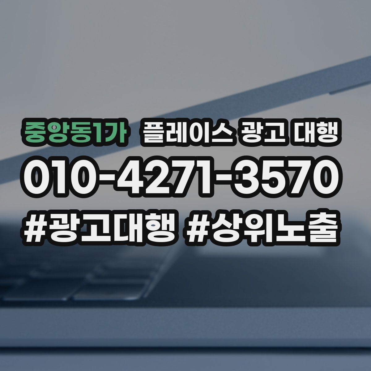 중앙동1가 플레이스 광고 대행