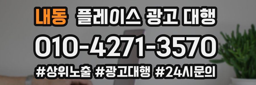 내동 플레이스 광고 대행