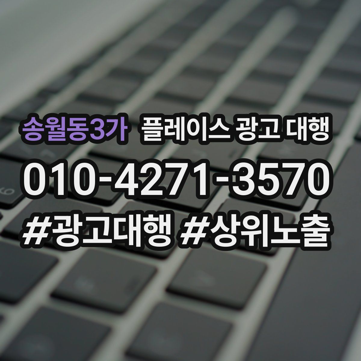 송월동3가 플레이스 광고 대행