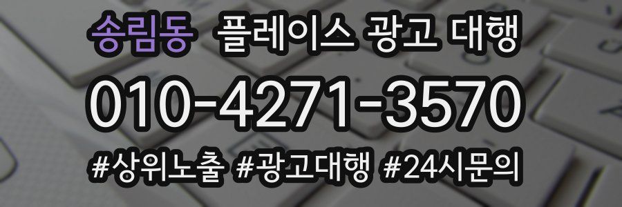 송림동 플레이스 광고 대행