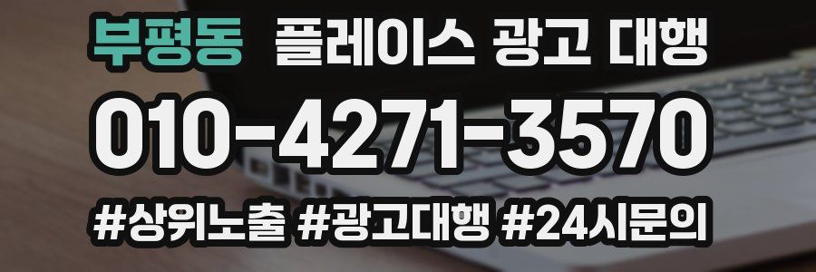 부평동 플레이스 광고 대행